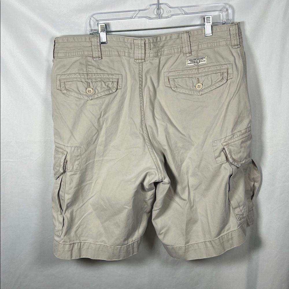 Polo by Ralph Lauren Flat Front Classic Chino Cargo Shorts Sz 38 - Picture 4 of 6